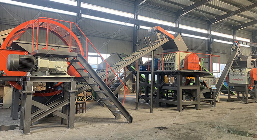 tire recycling line