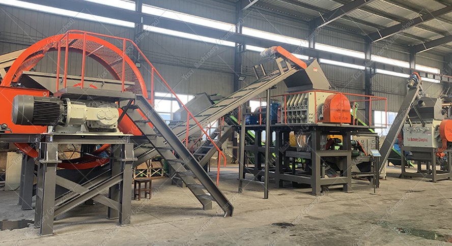 waste tire recycling plant